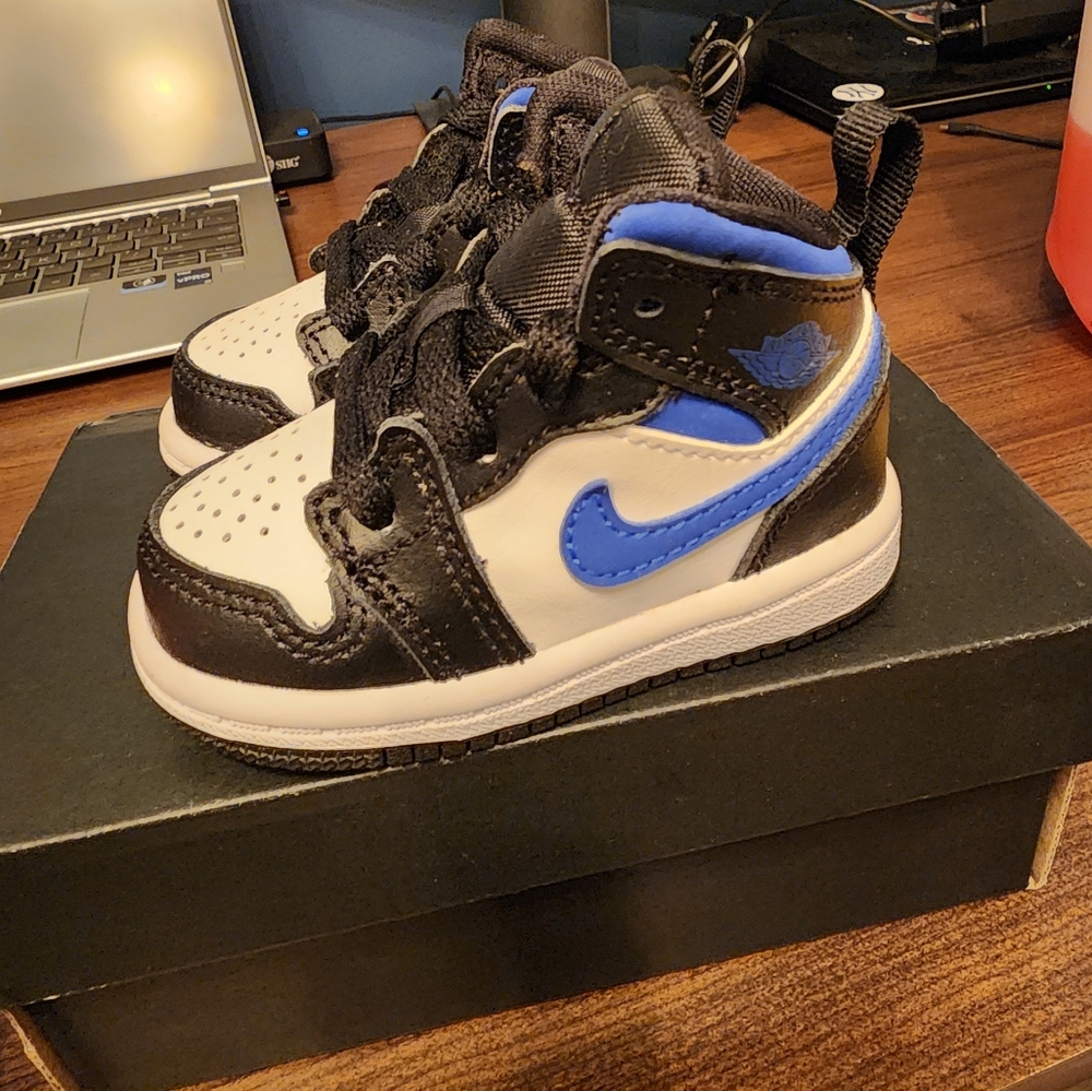 Jordan 1 Mid Racer Blue/black